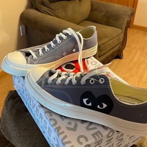 Converse HFT play hidden heart sneaker grey.  Unisex.  Mens 12.  Womens 14